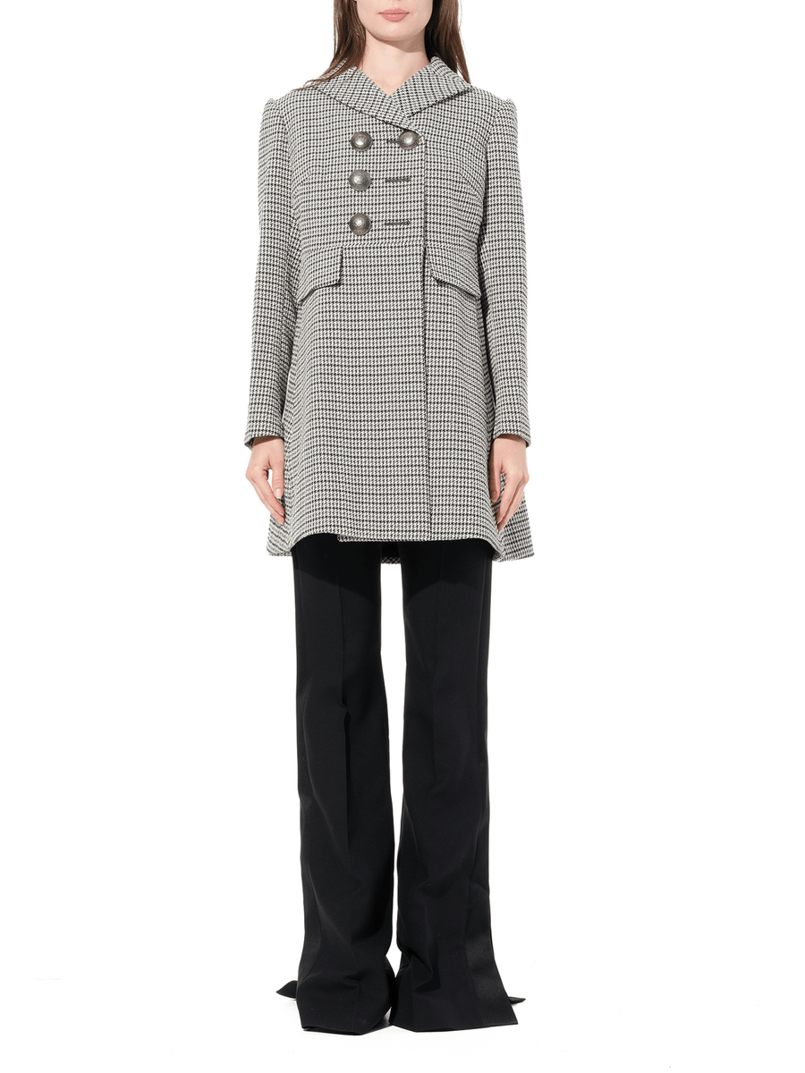 Cappotto Coat in Grey/Black