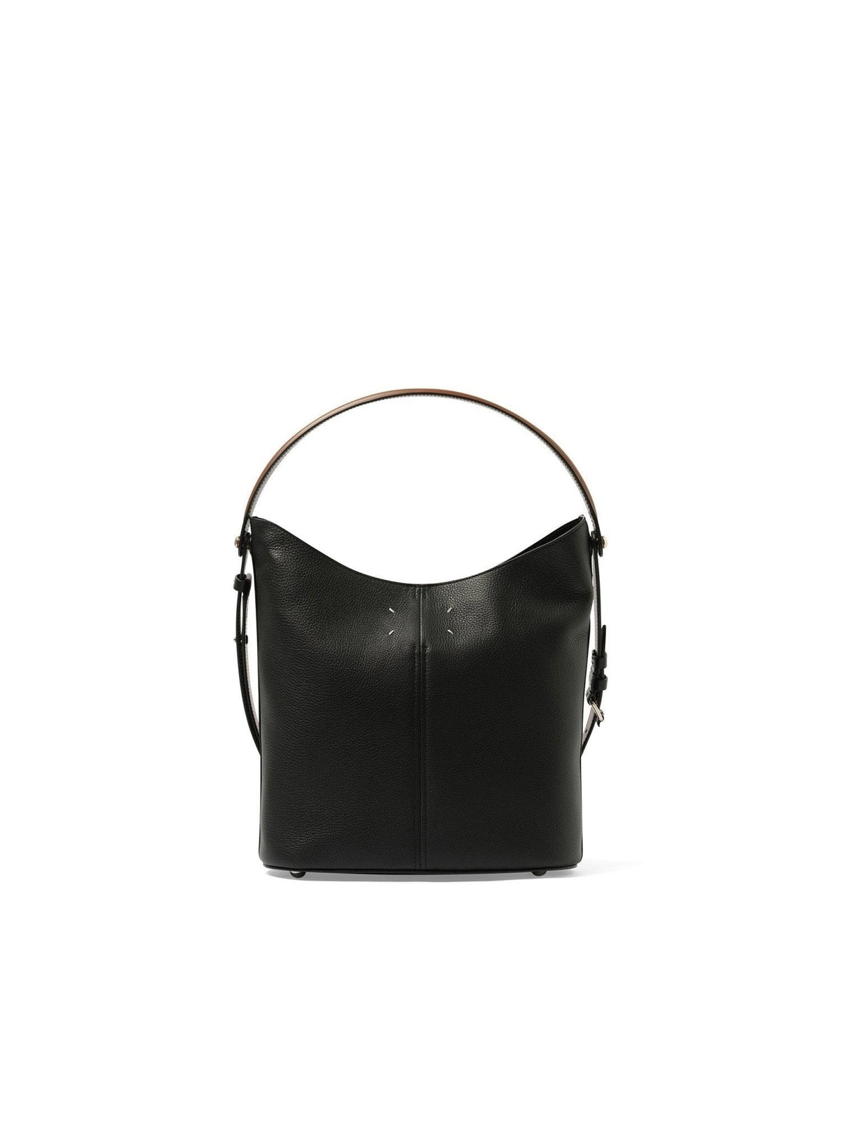 Maison Margiela Dress-Age Hobo Bag in Black/Chestnut