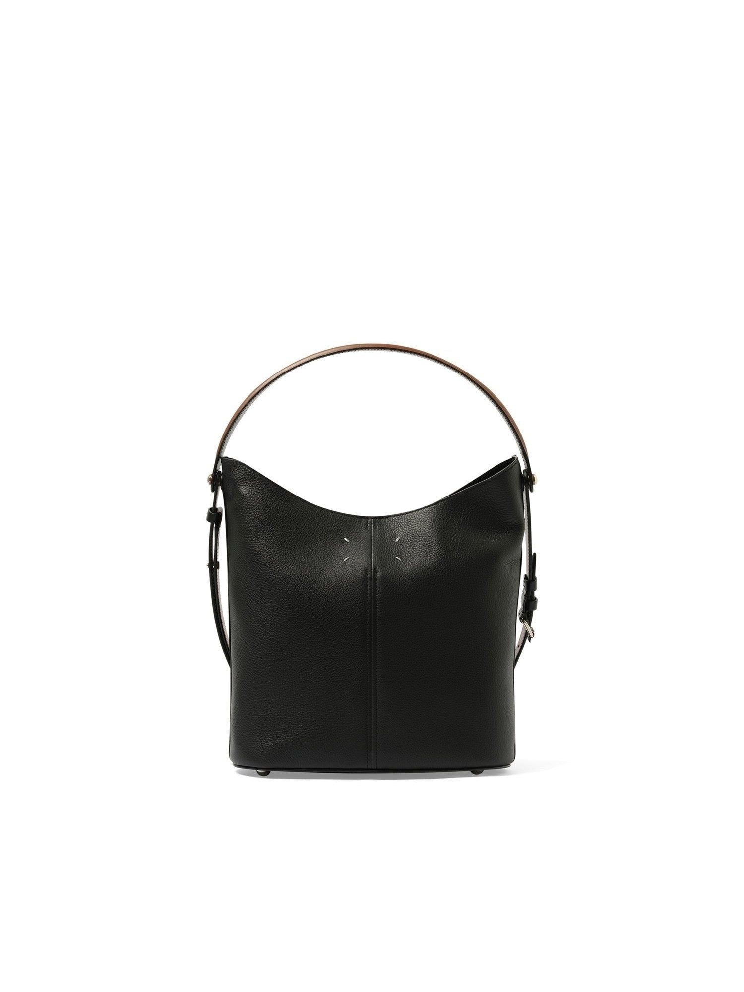 Maison Margiela Dress-Age Hobo Bag in Black/Chestnut