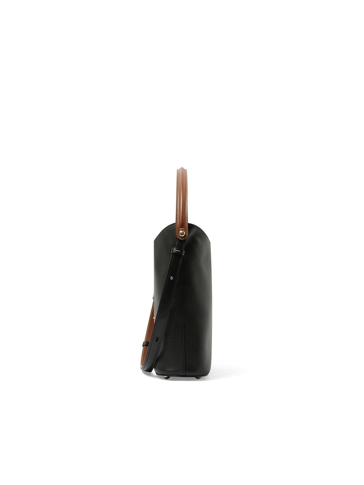 Maison Margiela Dress-Age Hobo Bag in Black/Chestnut