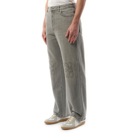 Anagram Baggy Jeans AF in Grey Melange