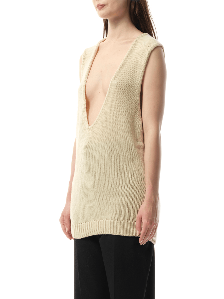 Knitted Top in Ivory