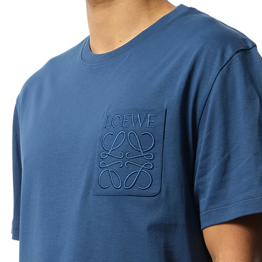 Relaxed Anagram T-Shirt in China Blue