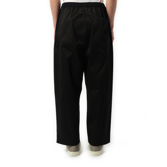 Stone Washed Relax Chinos in Black