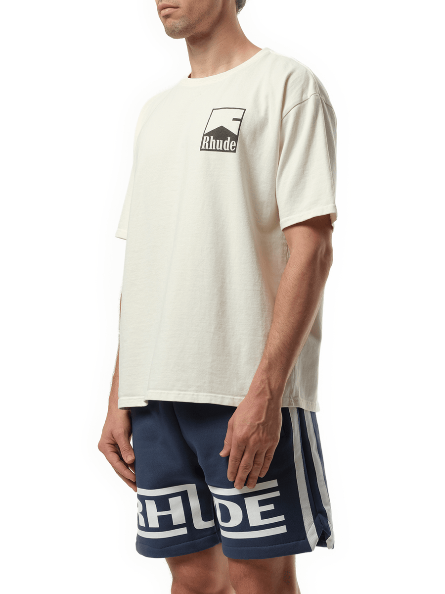 Rhude Rhude Chevron T-Shirt in Vintage White