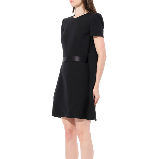 Abito Wool Dress in Black