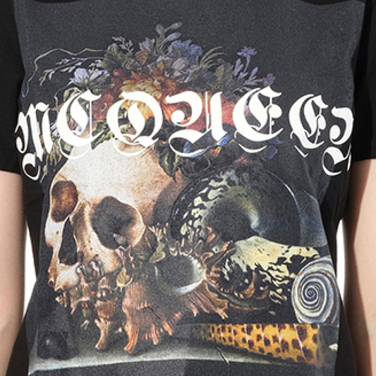 Still Life Skull T-Shirt in Black