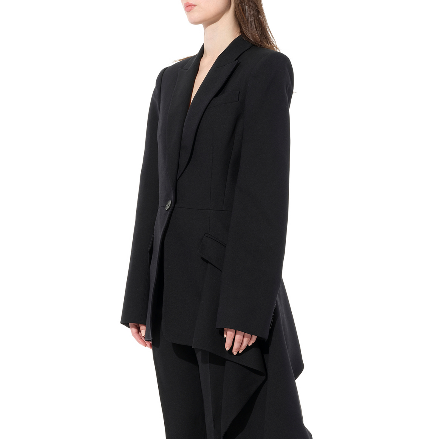 Drape Jacket in Black