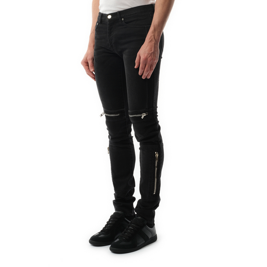 Biker Jeans in Black