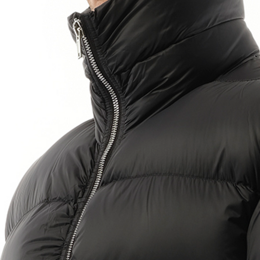 Turtle Down Jacket in Black