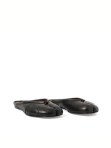 Tabi Ballerina Mule in Black Front View | MAISON MARGIELA