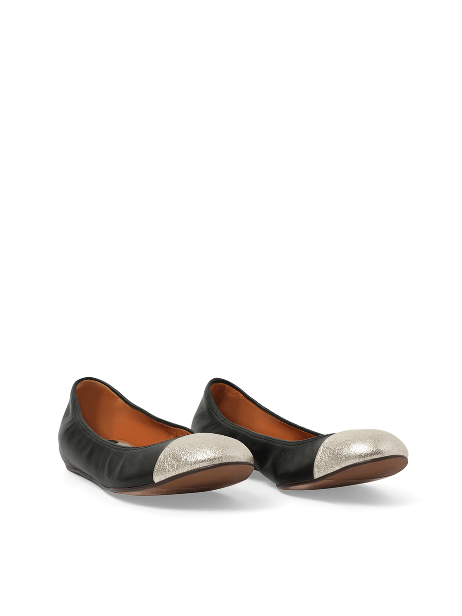 Captoe Shoes in Black Front View | LANVIN
