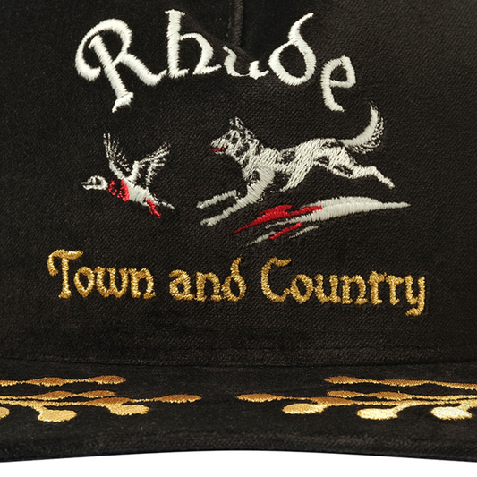 Wine Country Souvenir Hat in Black