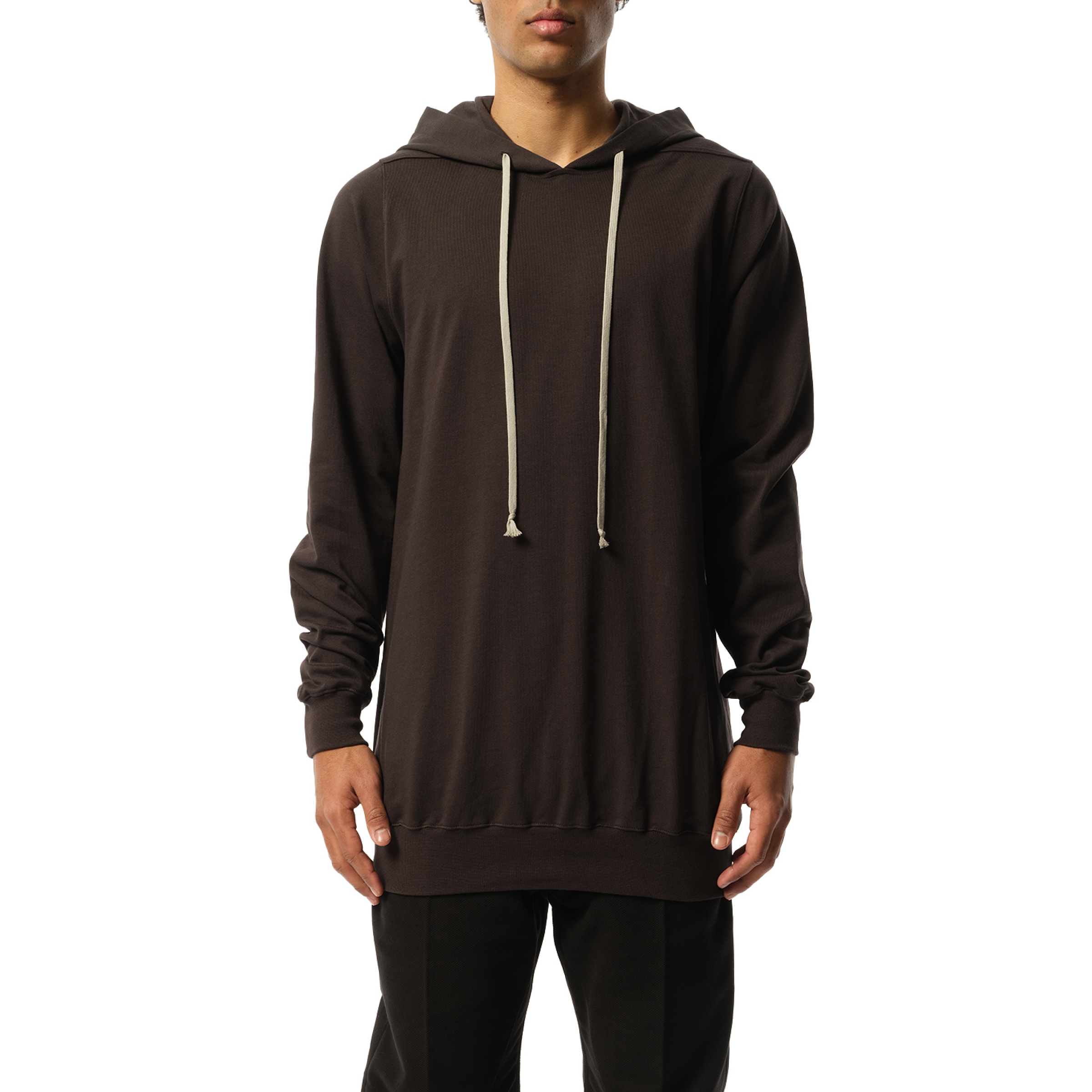 Drawstring Hoodie in Dark Dust