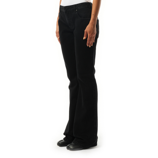 Slim-Flared Jeans in Magnetite