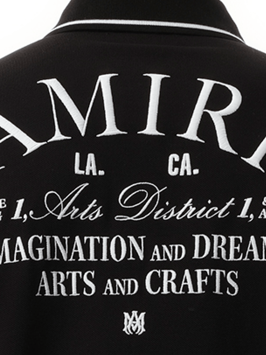 Amiri Amiri Arts District  Polo in Black