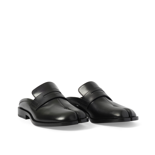 Tabi City Loafer Mule in Black