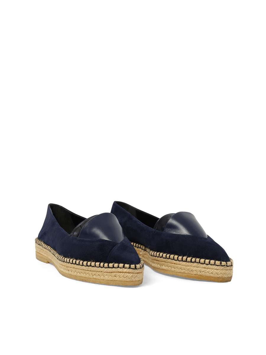 Espadrilles in Blue Front View | LANVIN