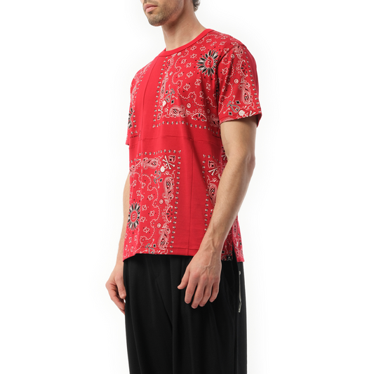 Bandana Logo T-Shirt in Red