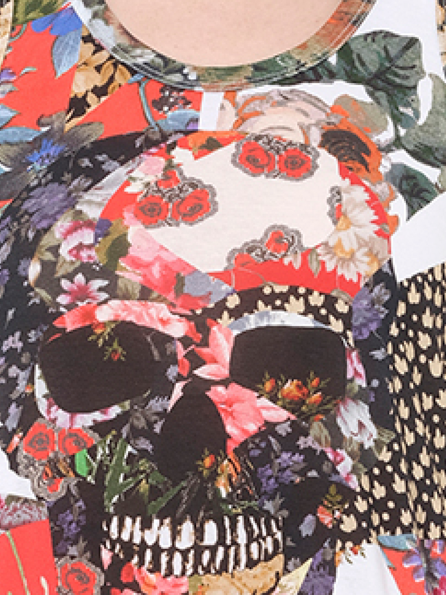 Maglietta Skull T-Shirt in Multicolour
