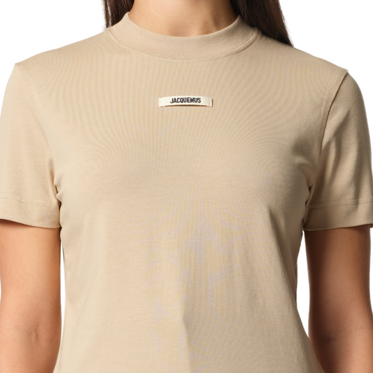 Le T-Shirt Gros Grain in Beige