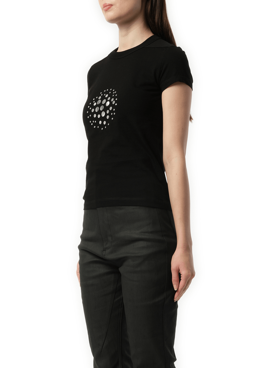 Cropped Orb Level T-Shirt in Black