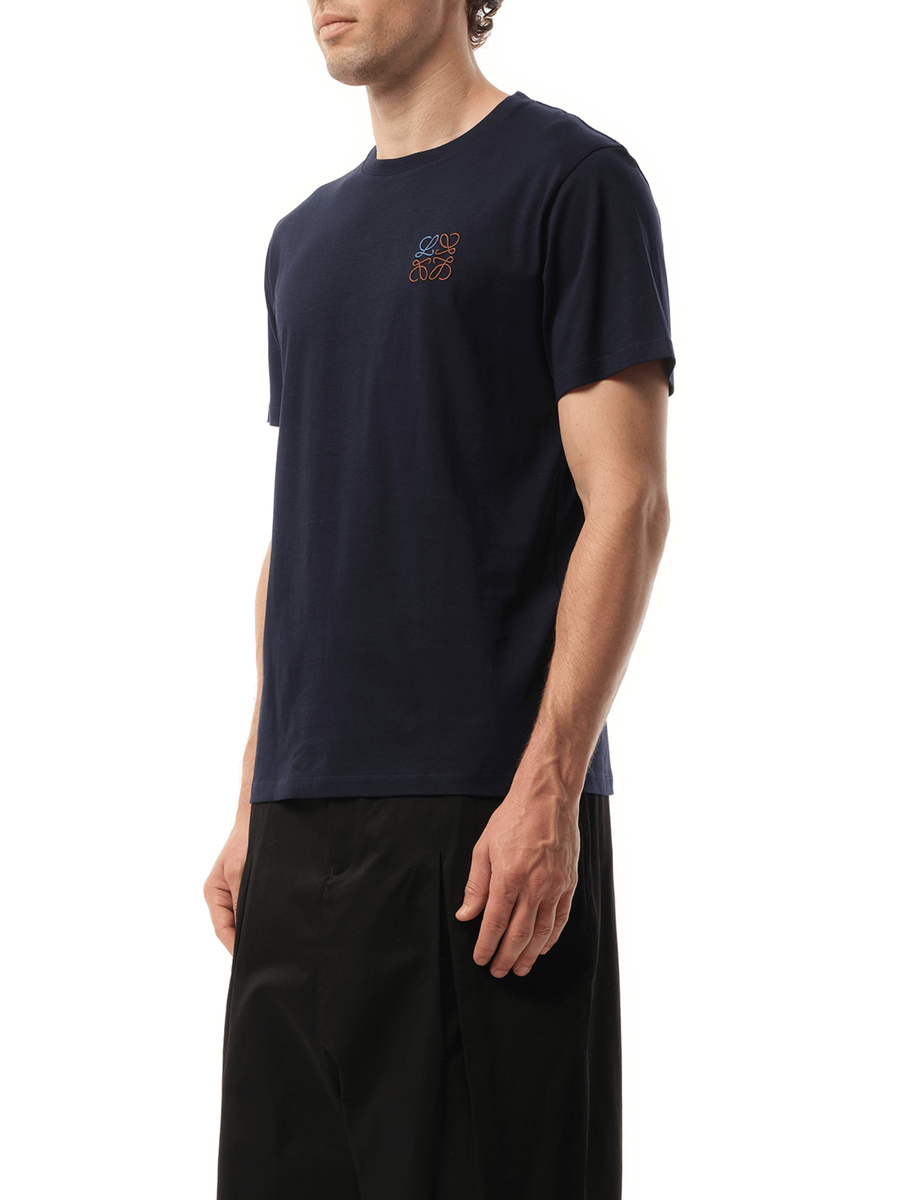 Loewe Anagram Logo T-Shirt in Dark Navy