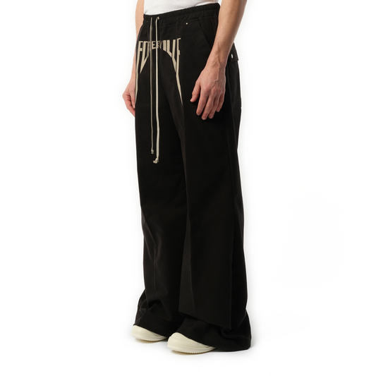 Porterville Wide Bela Pants in Black/Pearl