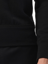 Embroidered Chain Skull Sweatshirt in Black