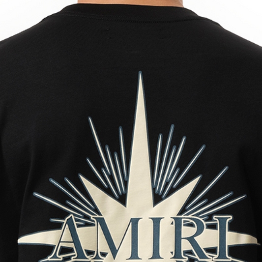 Amiri Starburst T-Shirt in Black