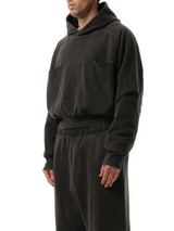Entire Studios Double Double Hood in Washed Black