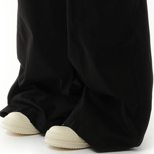 Twill Double Cargo Jumbo Bela Pants in Black