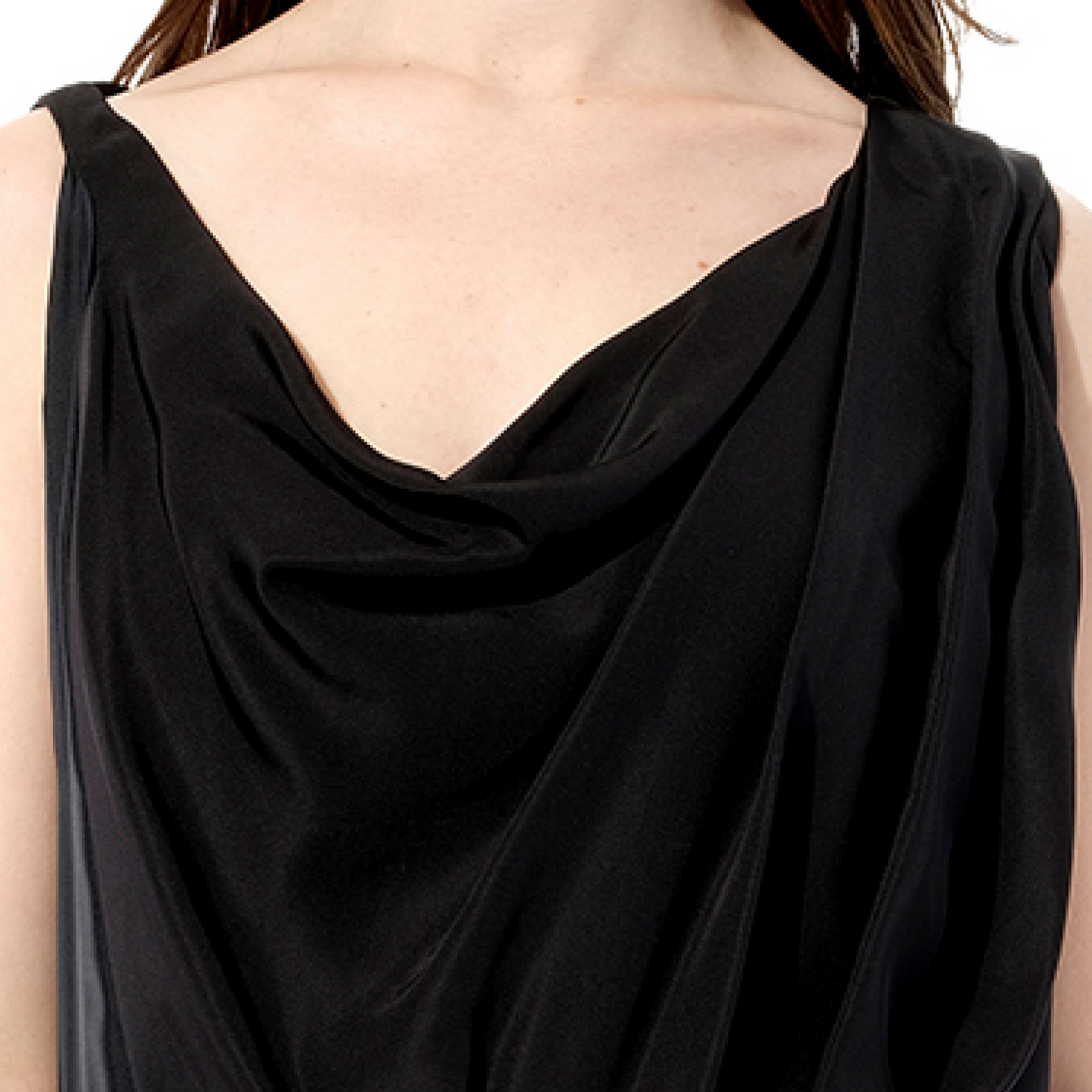 Balenciaga Silk Dress in Black