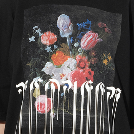 Paint Drip T-Shirt in Black