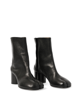 Tabi Ankle Boots H60 in Black Front View | MAISON MARGIELA