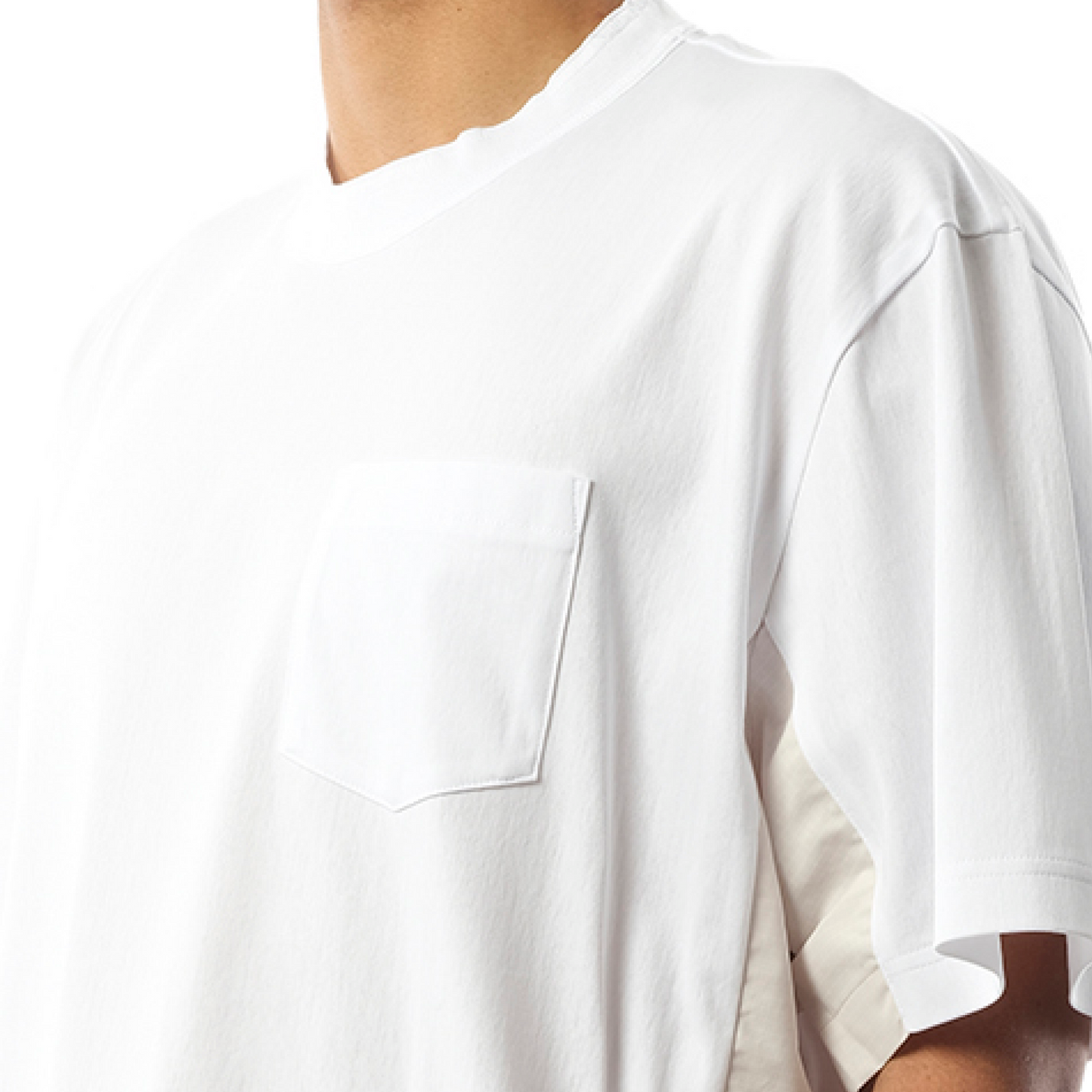 Cotton x Nylon T-Shirt in White