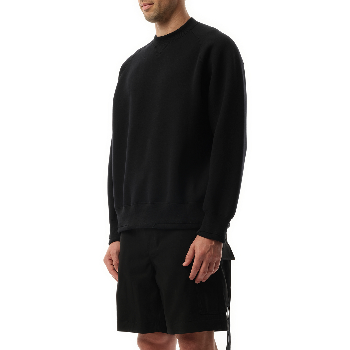 Sponge Sweat Pullover in Black