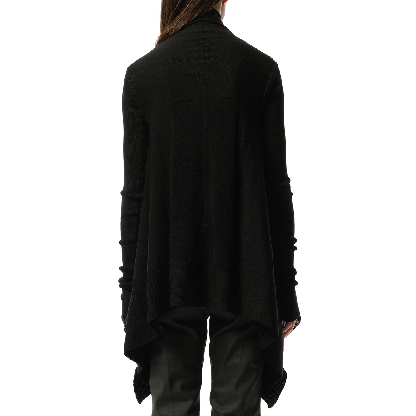 Medium Wrap Cardigan in Black