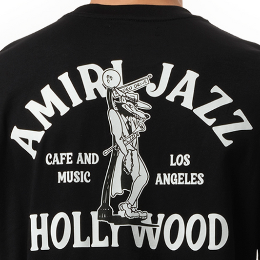 Amiri Jazz Wolf T-Shirt in Black