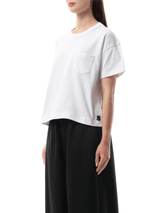 Sacai S Jersey T-Shirt in White