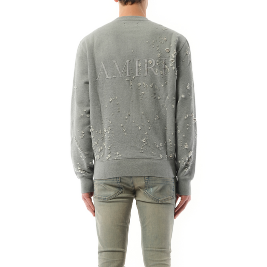 MA Shotgun Embroidered Sweatshirt in Grey