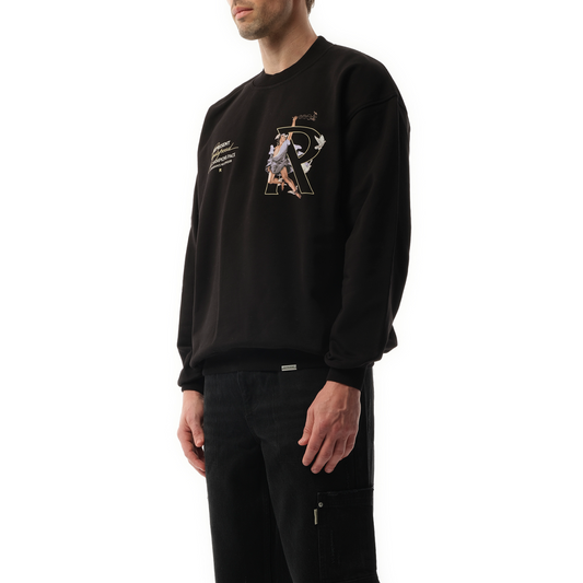 Hermes Sweatshirt in Jet Black