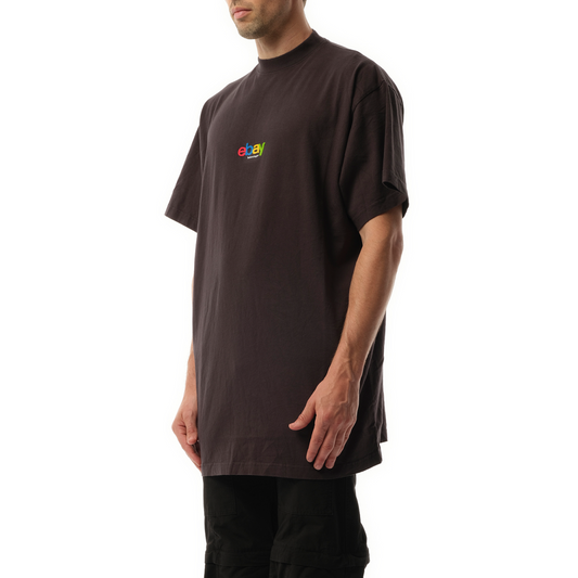 Ebay Oversized T-Shirt in Washed Black