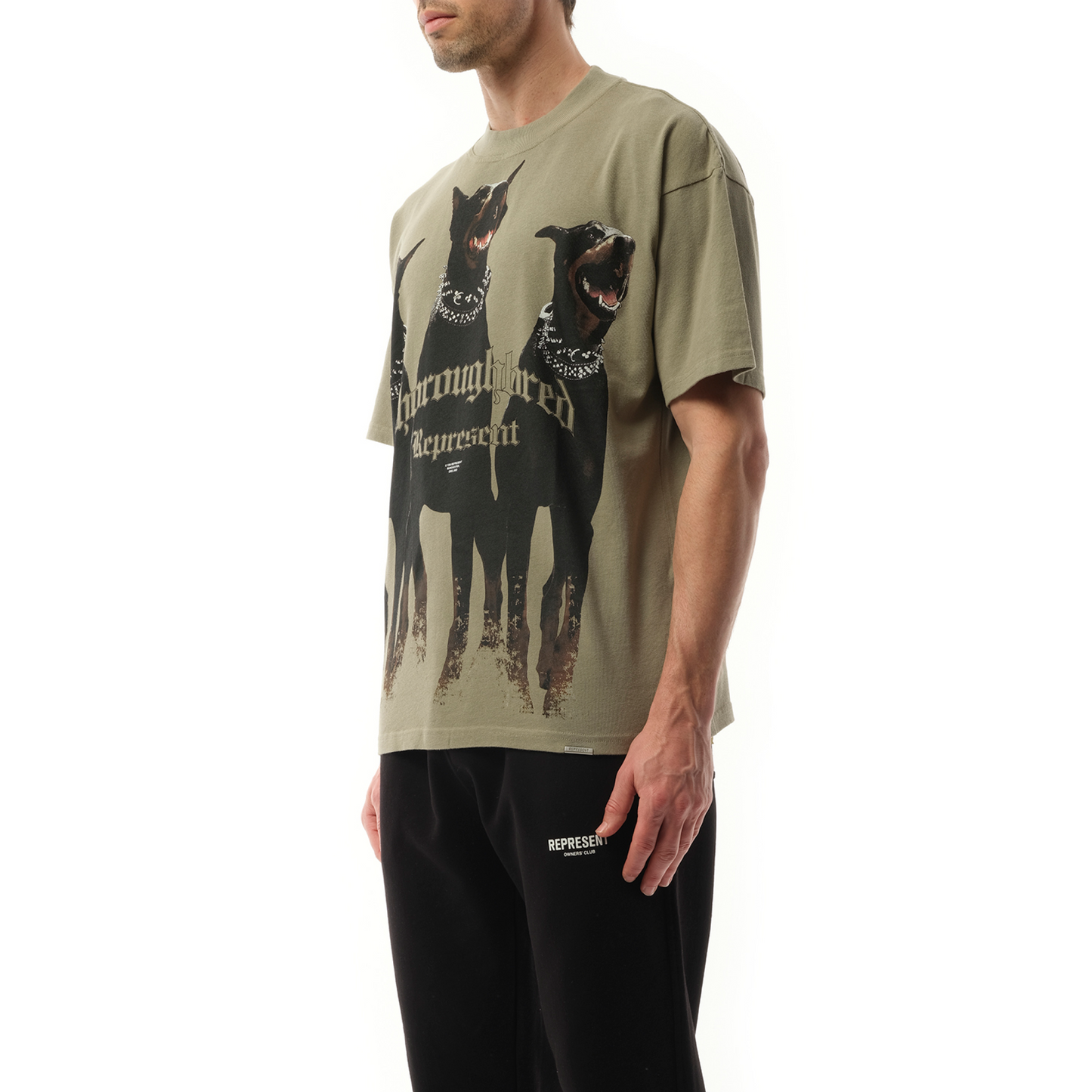 Thoroughbred T-Shirt in Khaki