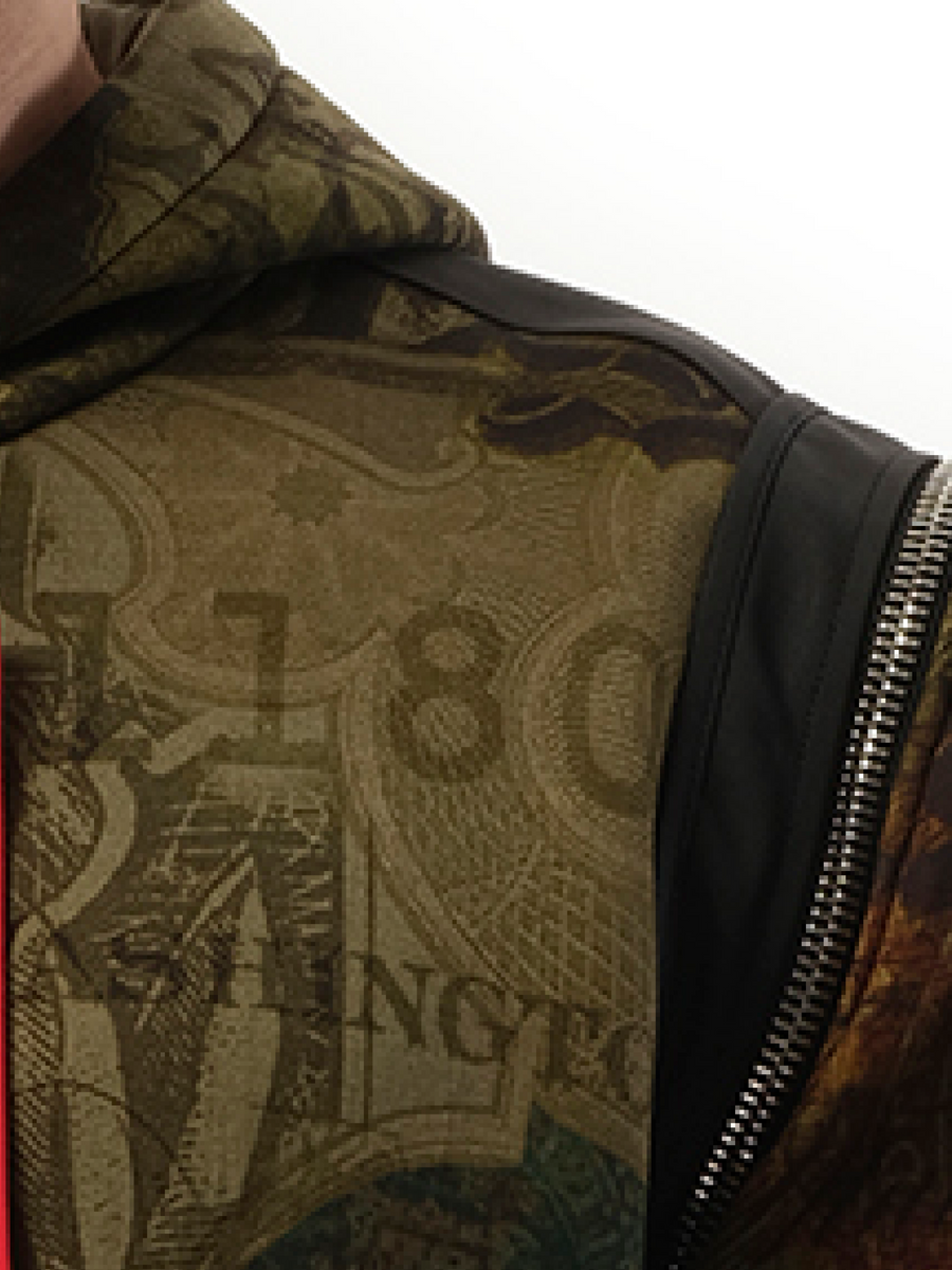 Podium Dollar Hoodie in Khaki