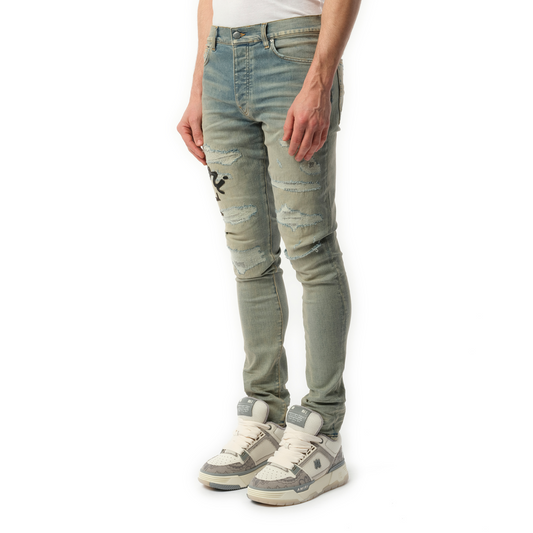 Amiri Hollywood Thrasher Jeans in Atiquie Indigo