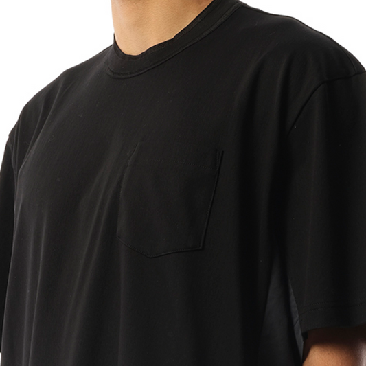 Cotton x Nylon T-Shirt in Black