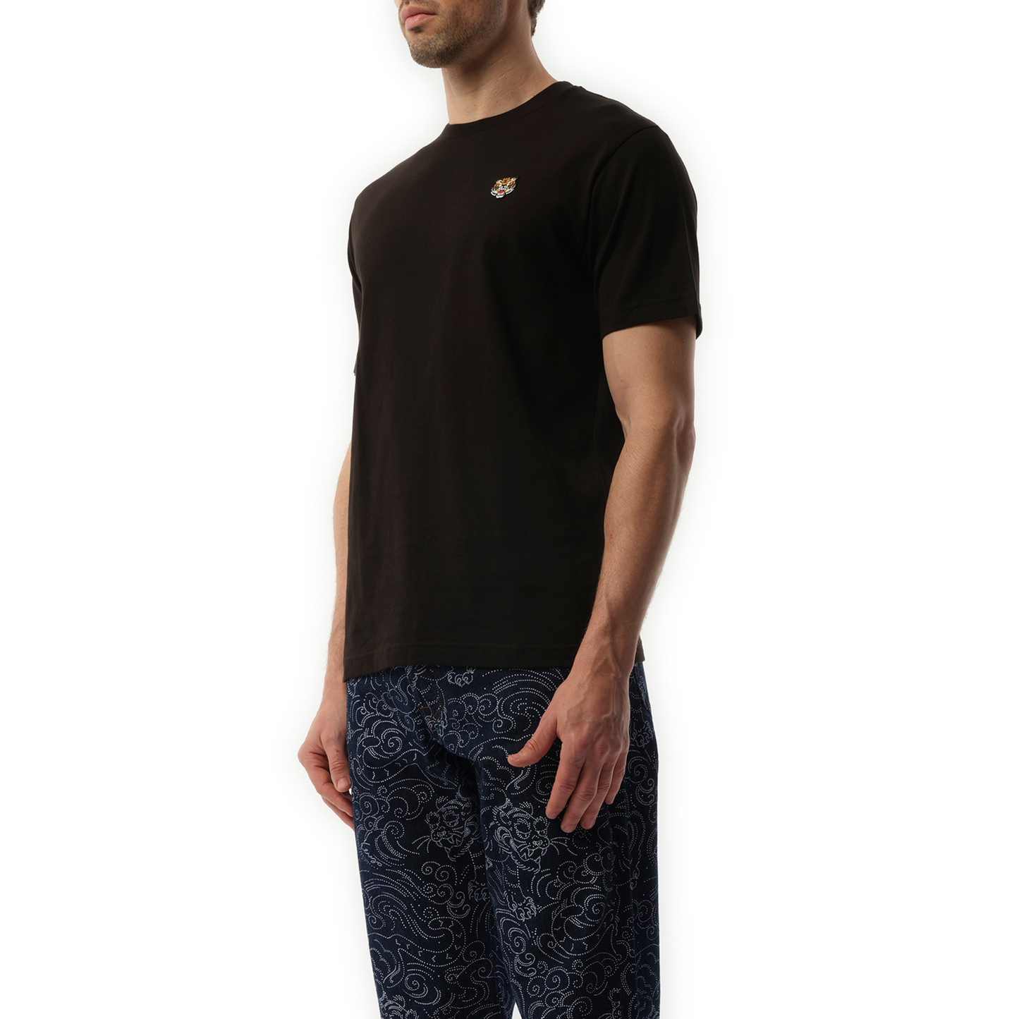 Lucky Tiger Classic T-Shirt in Black