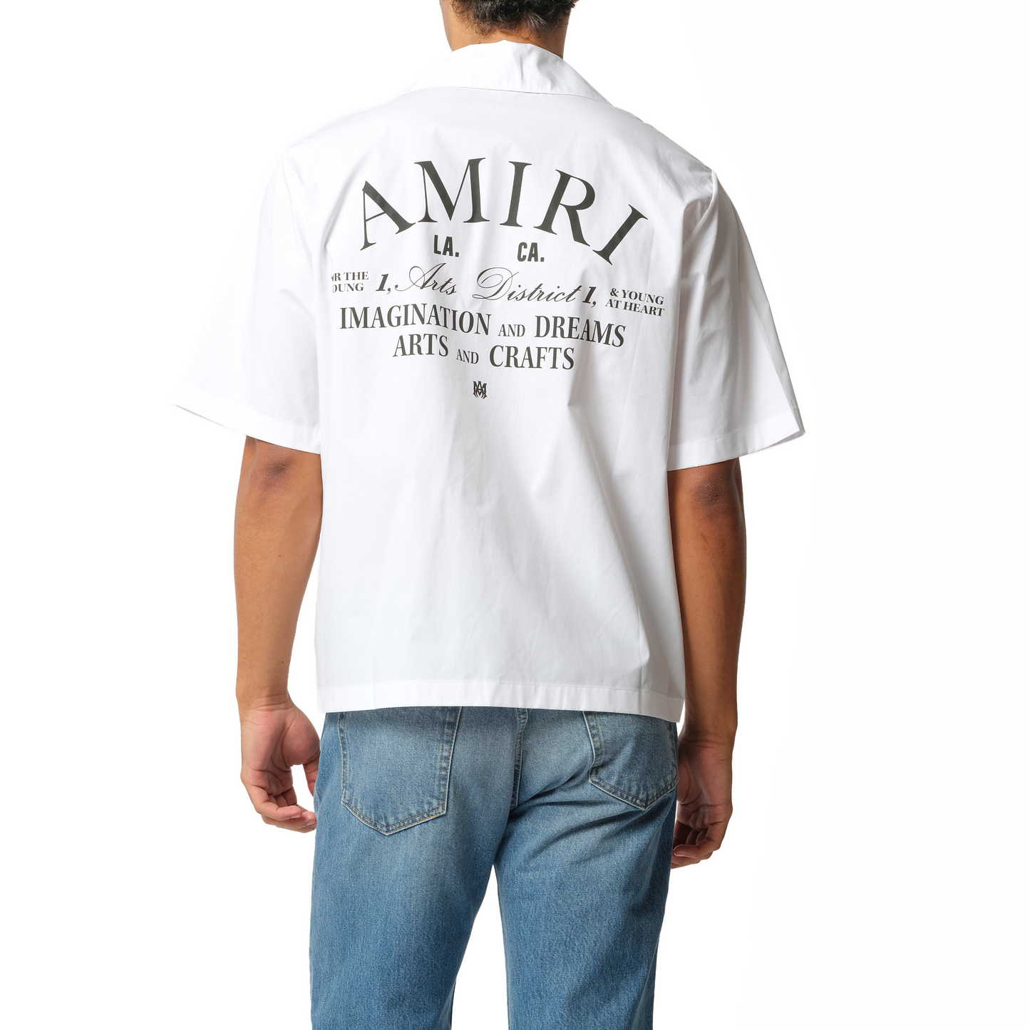 Arts District Camp Shirt in White