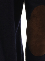 Maison Margiela Wool Cardigan in Dark Blue